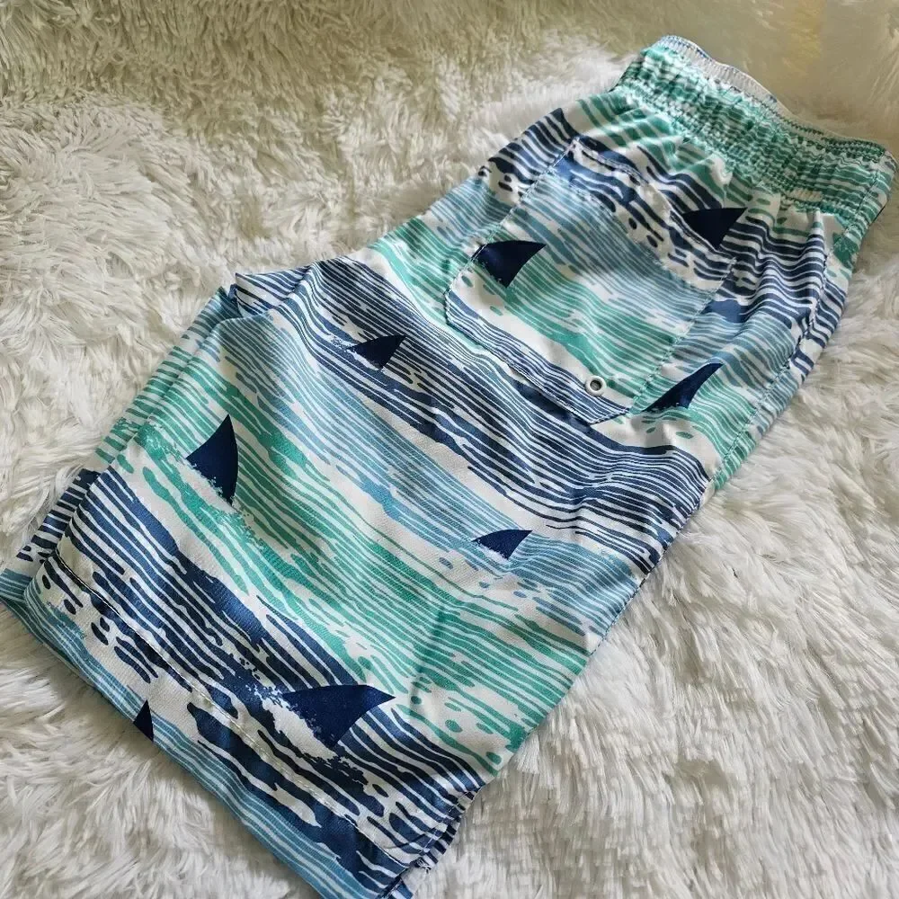 Children's Place Sport Shark Swim Trunks